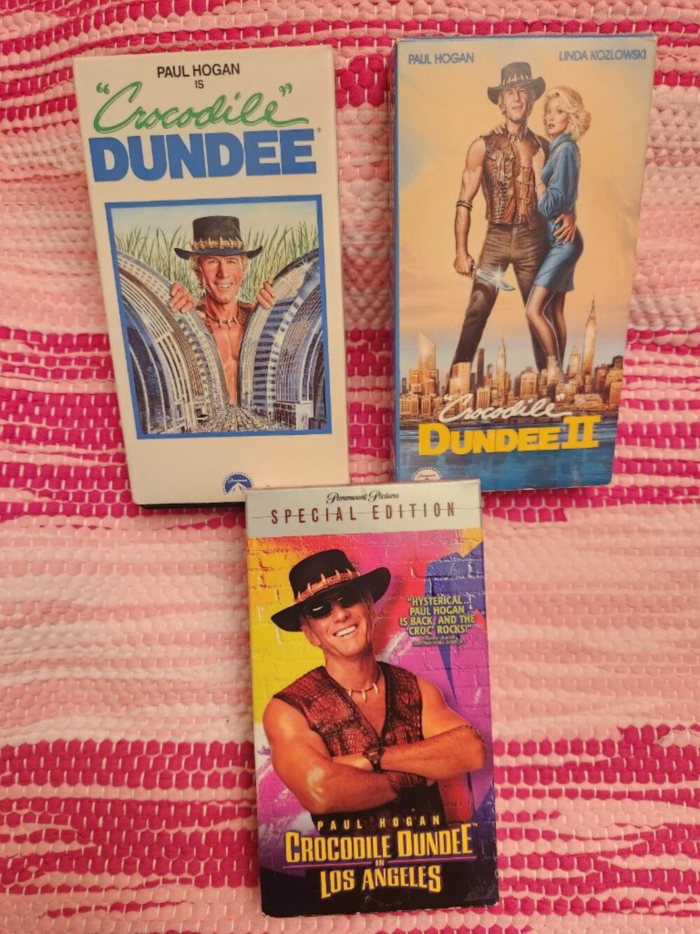 Crocodile Dundee 3 Movie VHS Set